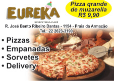 Pizzaria Sorveteria Eureka em Buzios